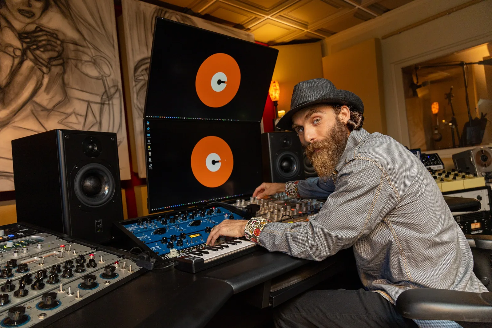 Photo of Asaf Fulks, author of In The Studio, shown as a portrait.